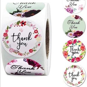 Thank you stickers
